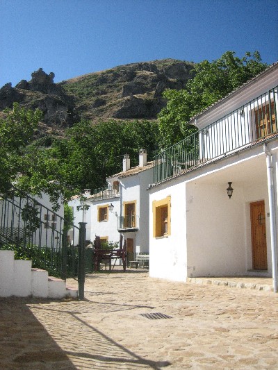 The door on the right is for our villa; it is very comfortable now that we found the air-conditioning switch!