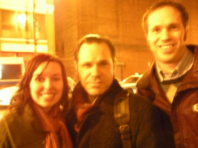We were in a long line for the show, but got a picture with Kurt Elling.