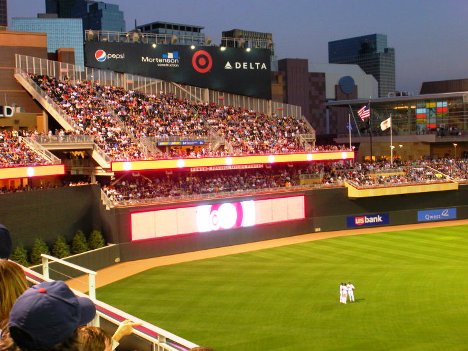 Target Field skyline